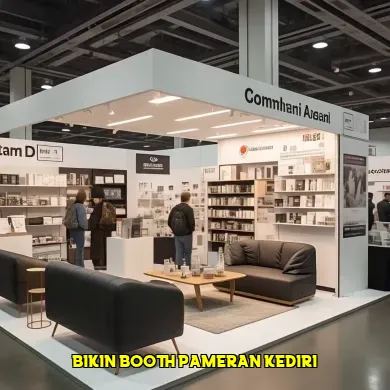 bikin booth pameran kediri